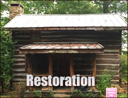 Historic Log Cabin Restoration  North Royalton, Ohio